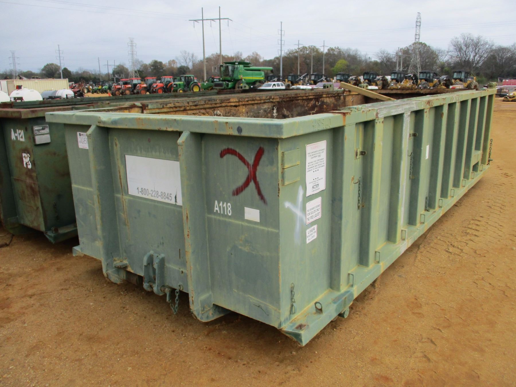 ROLL OFF CONTAINER 20 CU YD J.M. Wood Auction Company, Inc.