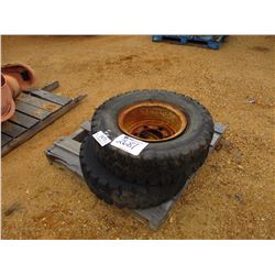 (2) 8.25-15 TIRES & RIMS