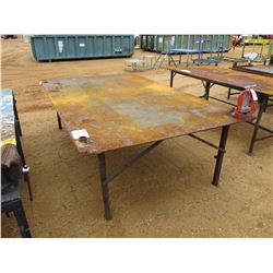 6'X10' METAL TABLE W/VISE