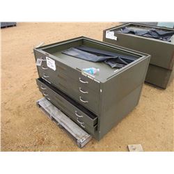 (2) 3 DRAWER PRINT CABINET