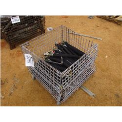 METAL CAGE W/HIGH PRESSURE HOSE