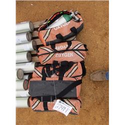 (5) BAGED OXYGEN BOTTLE