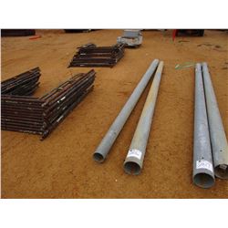 (2) 16' GALV METAL POLES
