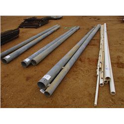 (2) 20' GALV METAL POLES