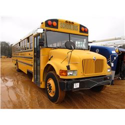 2002 INTERNATIONAL SCHOOL BUS, VIN/SN:1HVBRAAN02A921253 - S/A, INT DT466 ENG, A/T, 52 PASSENGER, TWI