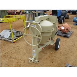 INGERSOLL-RAND CM6-C CEMENT MIXER, VIN/SN:CM655H - HONDA 5.5 GAS ENGINE, S/A TRAILER (UNUSED)