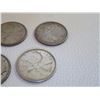 Image 2 : 5 Canadian Silver Quarters + 1 Canadian Silver Dime