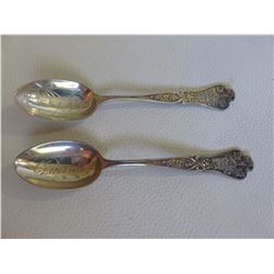 2 Sterling Silver Spoons