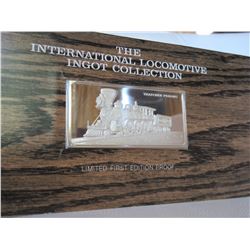 Franklin Mint Locomotive Sterling Silver Ingot - Thatcher Perkins 1863
