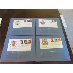 Royal Commonwealth Society - Official Commemmorative Stamps Honoring Queen Elizabeth Silver Jubilee