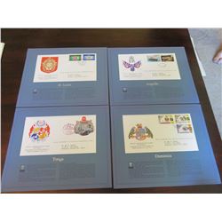 Royal Commonwealth Society - Official Commemmorative Stamps Honoring Queen Elizabeth Silver Jubilee