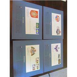 Royal Commonwealth Society - Official Commemmorative Stamps Honoring Queen Elizabeth Silver Jubilee