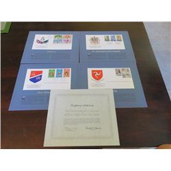 Royal Commonwealth Society - Official Commemmorative Stamps Honoring Queen Elizabeth Silver Jubilee