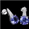 Image 1 : Natural Tanzanite Gemstone Earrings
