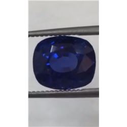 Natural Royal Blue Burma Sapphire Untreated - Gubelin