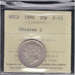 1896 Newfoundland Twenty Cents