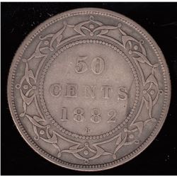 1882H Newfoundland Fifty Cents