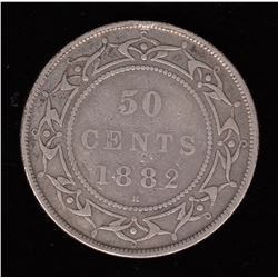 1882H Newfoundland Fifty Cents