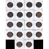 Image 1 : Lot of 18 Canada Large Cents
