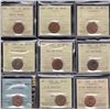 Image 1 : Lot of 16 ICCS & CCCS Graded One Cents