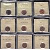 Image 1 : Lot of 27 ICCS Graded One Cents