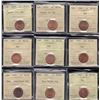 Image 3 : Lot of 27 ICCS Graded One Cents