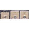 Image 1 : Lot of Three ICCS Graded Ten Cents