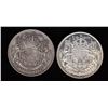 Image 1 : Lot of 2 Fifty Cents
