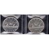 Image 2 : Lot of Two ICCS Graded Silver Dollars