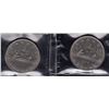 Image 2 : Lot of Two 1975 & 1976 Nickel Dollars