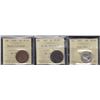 Image 1 : Lot of 3 ICCS Graded Coins
