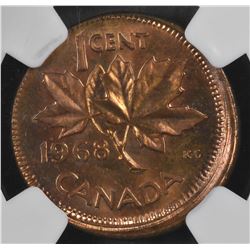1968 One Cent Broadstruck Error