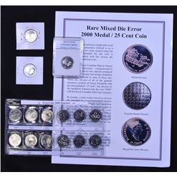 2000 Mule Twenty-Five Cents Medal/Coin Error