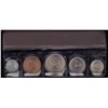 Image 2 : Cyprus 1971 Uncirculated coin set in original mint plastic case.