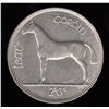 Image 2 : Ireland 2 sh 6 Pence Halfcrown Silver Coin, 1928