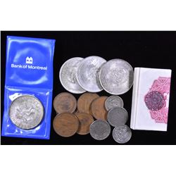 Mexico - Lot of coins and notes