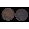 Image 1 : George III Evasion Halfpenny, 1775 Lot of 2