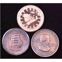 New Brunswick Medal - Lot of 3