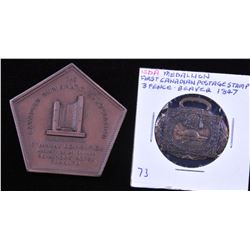Canadian Medallions - Lot of 2