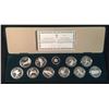 Image 1 : Canadian Olympic $20 Silver Set, 1988 - Set of Ten Coins