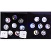 Image 1 : Complete Set of 15 Vancouver Olympic $25 Sterling Silver Coins