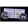 Image 1 : 2014 Arctic Fox & Caribou $20 Fine Silver Coins