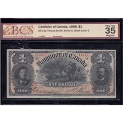 Dominion of Canada $1, 1898