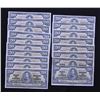 Image 1 : Bank of Canada $20, 1937 - Lot of 18