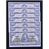 Image 1 : Bank of Canada $20, 1937 - Lot of 7