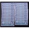 Image 1 : Bank of Canada $1, 1954 Prefix Set - Lot of 25