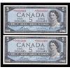 Image 1 : Bank of Canada $5, 1954 replacements - Lot of 2