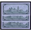 Image 2 : Bank of Canada $1, 1967 Replacement Notes - Lot of 3