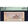 Image 1 : Bank of Canada $2, 1986 Mismatch Serial Number Error