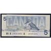 Image 2 : Bank of Canada $5, 1986 Error